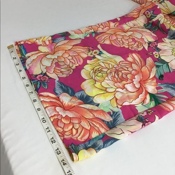 Anthropologie Farm Rio Eulalie Wide-Leg Jumpsuit Floral Pastel Size Small New - Picture 10 of 16